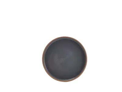 GenWare Kava Dark Grey Stoneware Presentation Plate 18cm