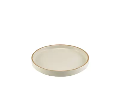 GenWare Kava White Stoneware Presentation Plate 18cm