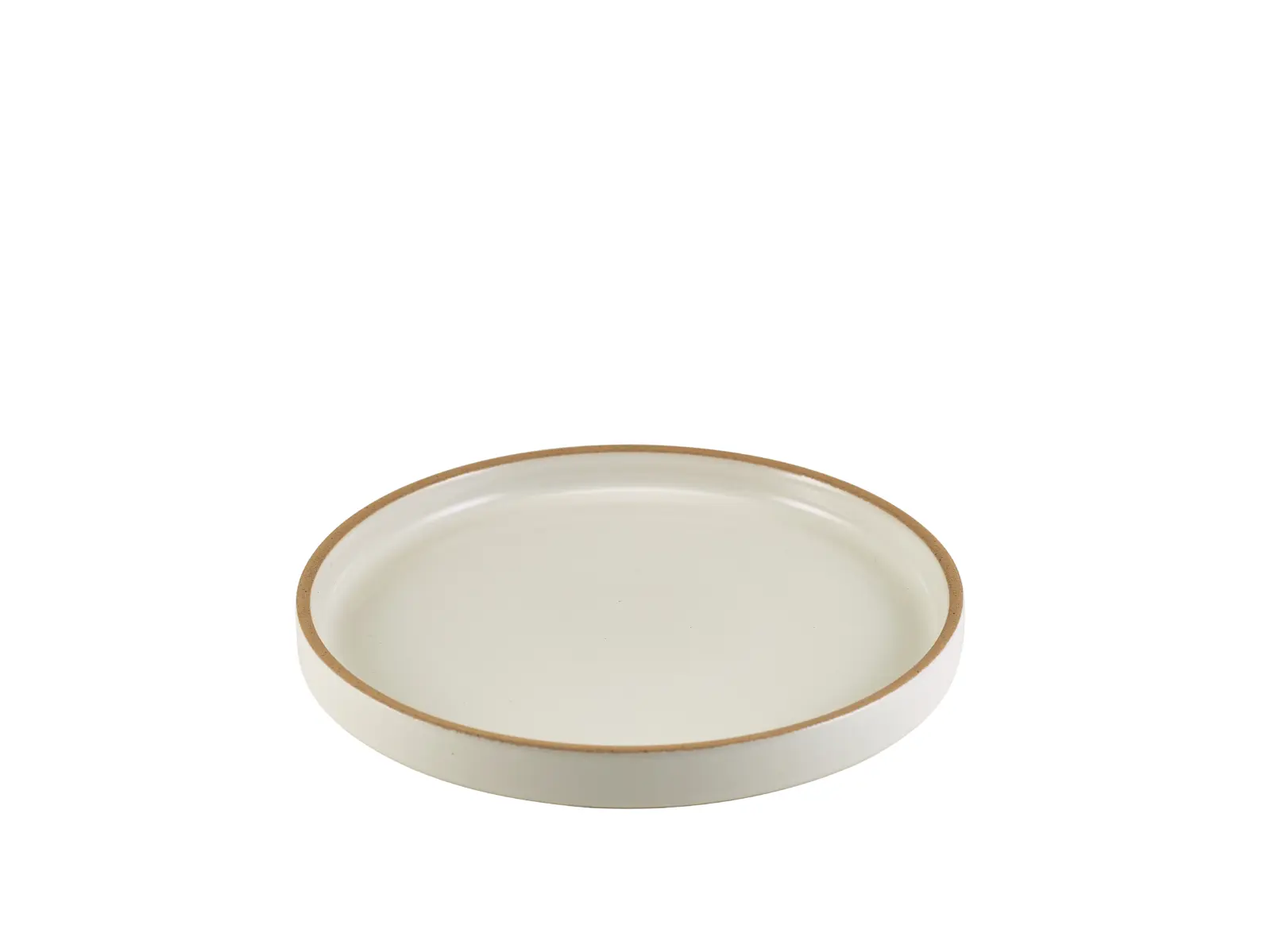 GenWare Kava White Stoneware Presentation Plate 20cm
