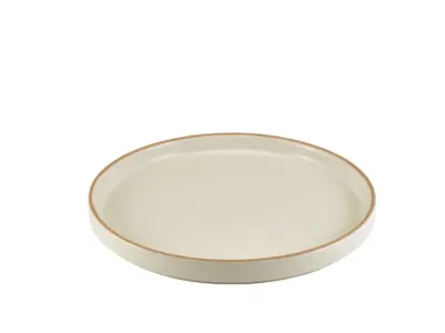 GenWare Kava White Stoneware Presentation Plate 25cm