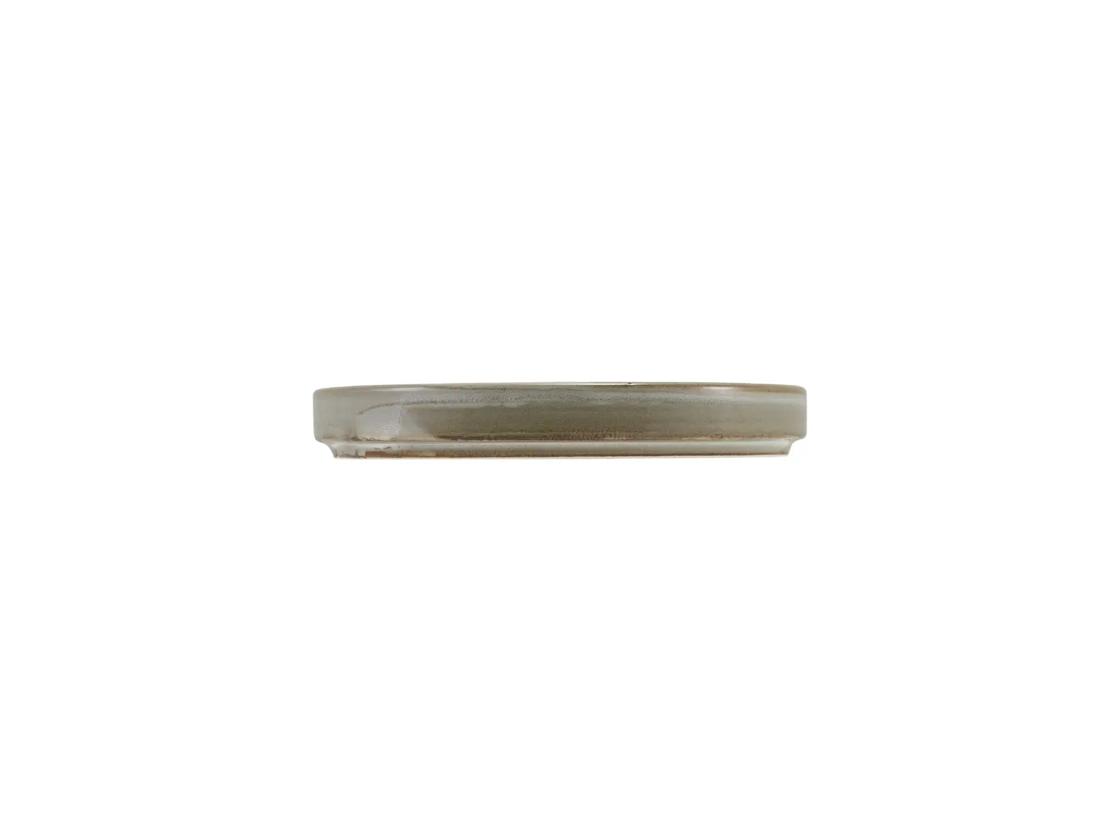 Terra Porcelain Grey Low Presentation Plate 14cm
