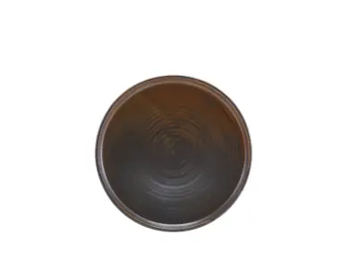 Terra Porcelain Rustic Copper Low Presentation Plate 21cm