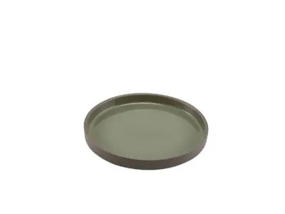 Kava Porcelain Green Presentation Plate 18cm