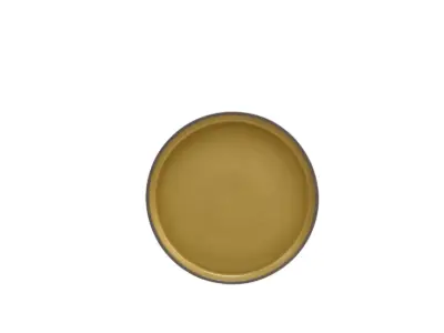 Kava Porcelain Yellow Presentation Plate 20cm