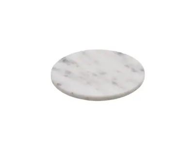 GenWare White Marble Platter 18cm Dia