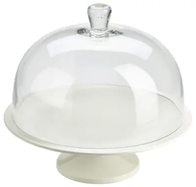GenWare Melamine White Cake Stand 33cm/ 13"
