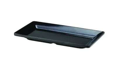 GenWare Melamine Black Platter GN 1/3