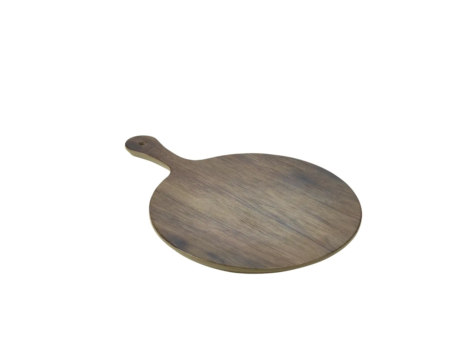 GenWare Melamine Wood Effect Round Paddle Board 42 x 30cm