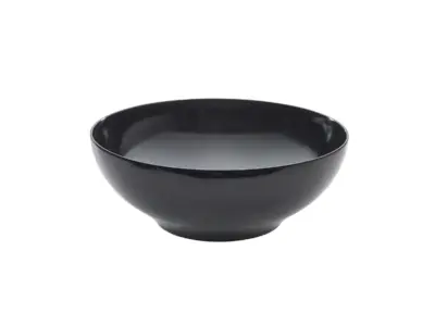 GenWare Melamine Black Round Buffet Bowl 25.7cm