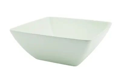 GenWare Melamine White Curved Square Bowl 26.2cm