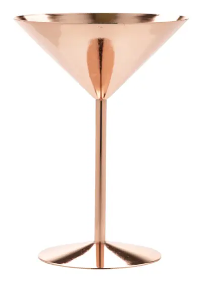 GenWare Copper Martini Glass 22cl/ 7.7oz