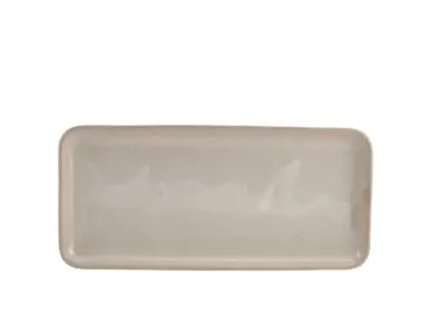 Antigo Porcelain Cinza Narrow Rectangular Platter 36 x 16.5cm