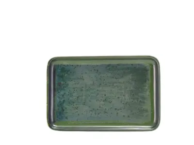 Terra Porcelain Aqua Green Rectangular Platter 30 x 20cm