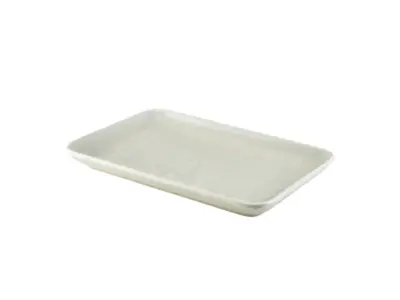 Terra Porcelain Pearl Rectangular Platter 30 x 20cm