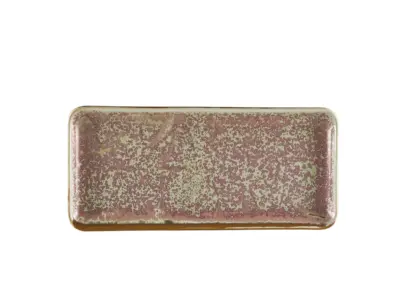 Terra Porcelain Rose Narrow Rectangular Platter 31 x 14cm