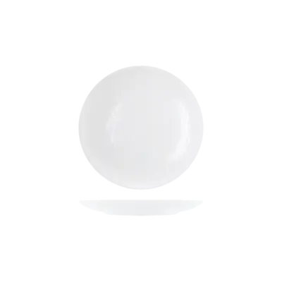 White Osaka Melamine Side Plate 23cm