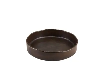 Roko Porcelain Cinder Black Presentation Bowl 20.5cm
