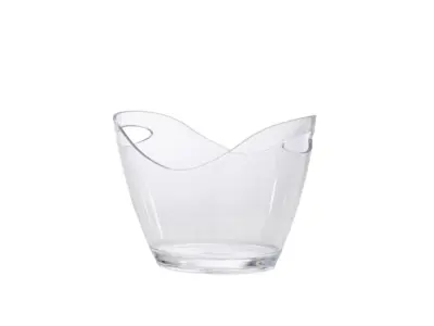 Clear Plastic Champagne/ Wine Bucket Small