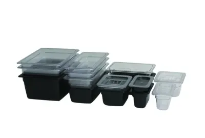 1/2 -Polycarbonate GN Pan 100mm Black