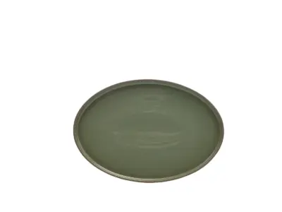 Kava Porcelain Green Oval Plate 28cm
