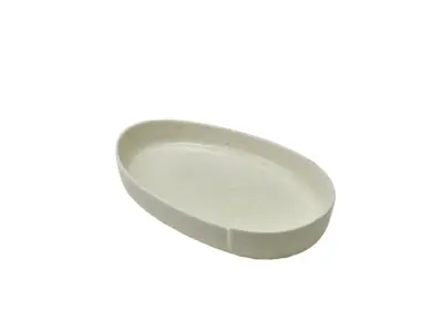 Kozo Porcelain Shiro Oval Plate 23cm