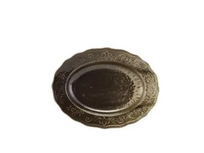 Reverie Porcelain Ivy Oval Plate 32cm
