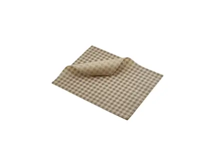 GenWare Greaseproof Paper Brown Gingham Print 25 x 20cm