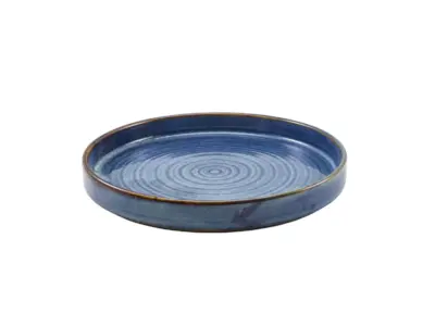 Terra Porcelain Aqua Blue Presentation Plate 26cm