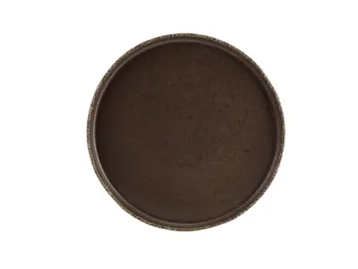 Roko Porcelain Cinder Black Presentation Plate 28cm