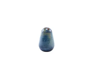 Terra Porcelain Aqua Blue Pepper Shaker