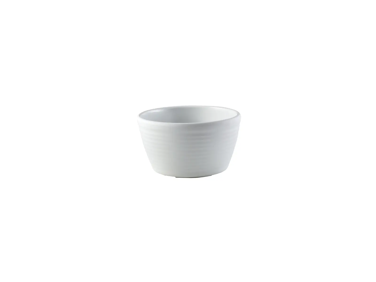 GenWare Melamine Matt White Ripple Ramekin 113ml/ 4oz