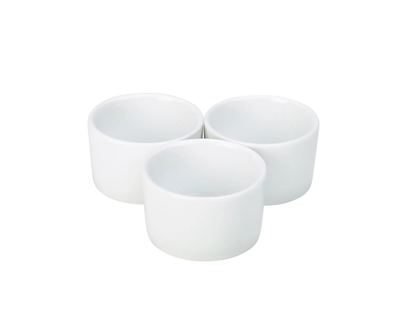Genware Porcelain Contemporary Smooth Ramekin 8cm/ 3"