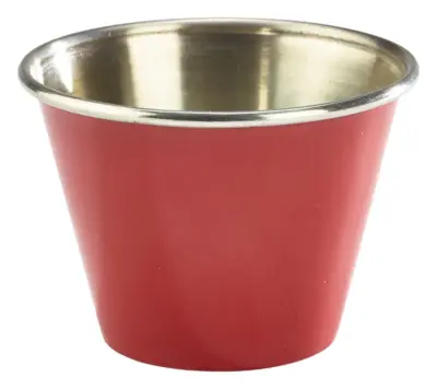 GenWare Red Stainless Steel Ramekin 71ml/ 2.5oz