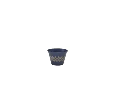 GenWare Metallic Blue Diamond Ramekin 71ml/ 2.5oz