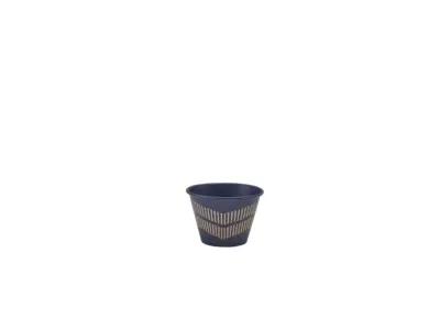 GenWare Metallic Blue Lined Ramekin 71ml/ 2.5oz