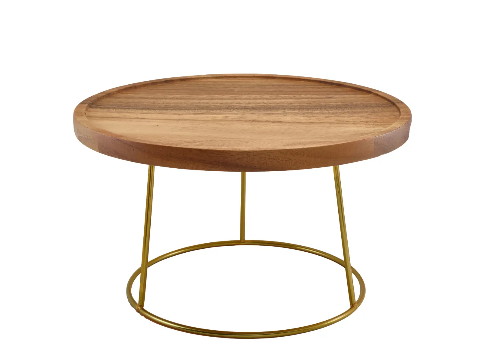 GenWare Gold Anti-Slip Round Buffet Riser 18cm