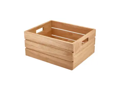 Genware FSC 100% Hevea Wood Box/ Riser GN 1/2
