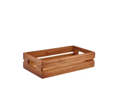 GenWare Acacia Wood Low Box/ Riser GN 1/3