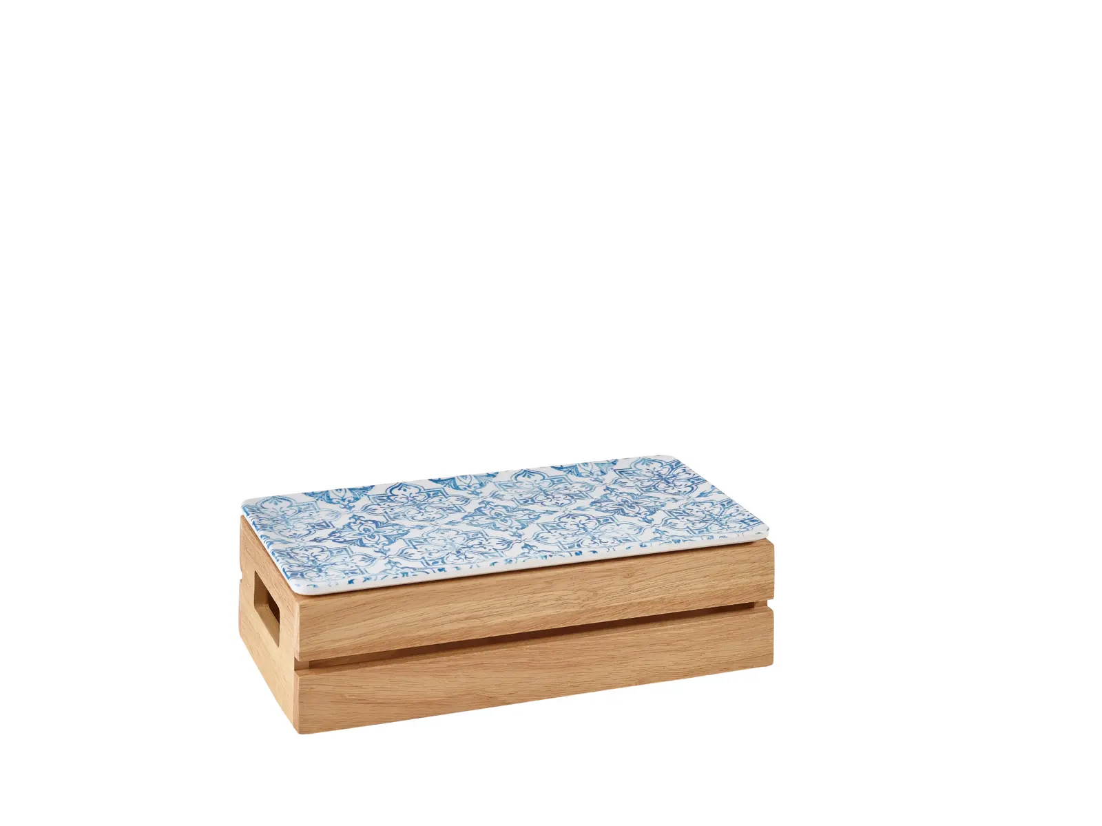 Genware FSC 100% Hevea Wood Low Box/ Riser GN 1/3