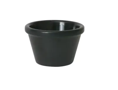 GenWare Melamine Black Smooth Ramekin 43ml/ 1.5oz
