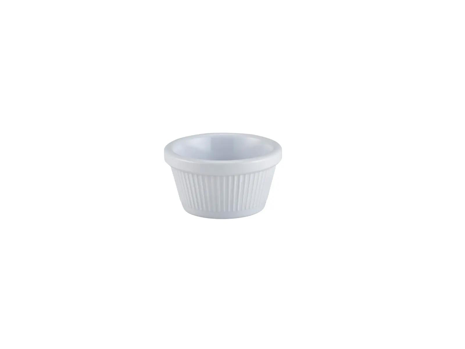 GenWare Melamine White Fluted Ramekin 59ml/ 2oz
