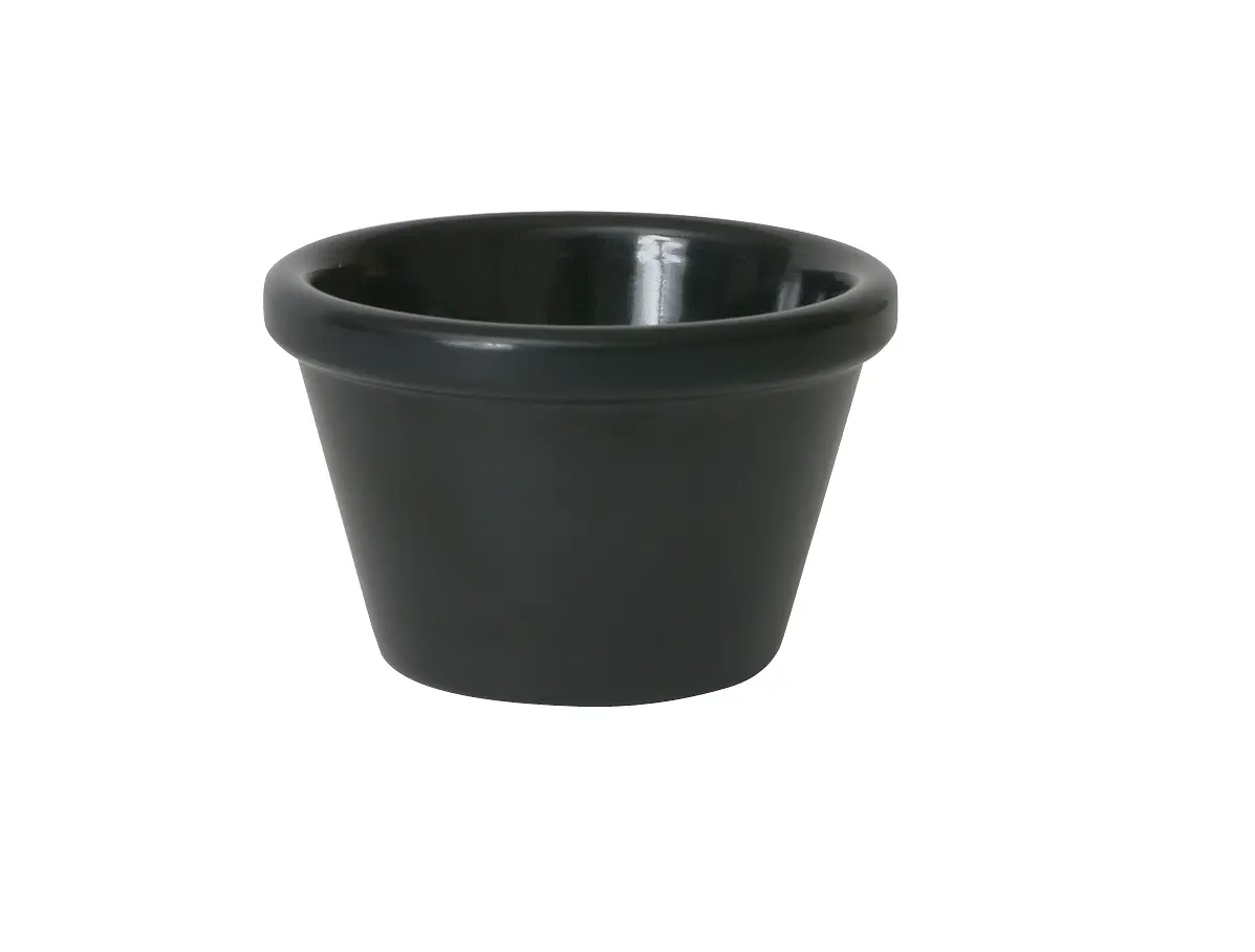 GenWare Melamine Black Smooth Ramekin 85ml/ 3oz