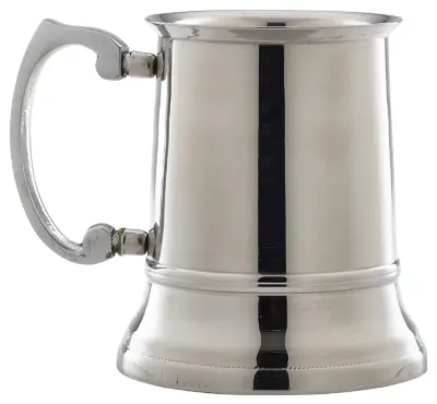 Stainless Steel Beer Tankard 45cl/ 15.75oz