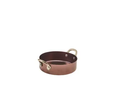 GenWare Copper Vintage Steel Mini Casserole Dish 12.25 x 3.5cm
