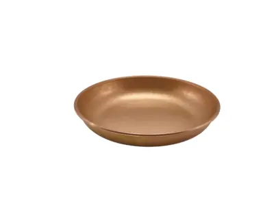 GenWare Copper Vintage Steel Coupe Plate 20cm
