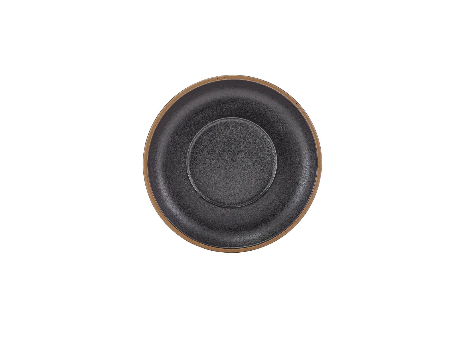 GenWare Kava Black Stoneware Saucer 16cm