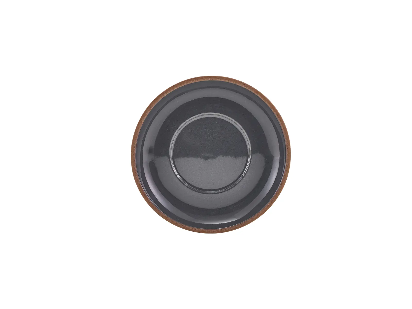 GenWare Kava Dark Grey Stoneware Saucer 16cm