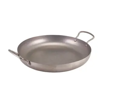 GenWare Vintage Steel Deep Paella Pan 32cm