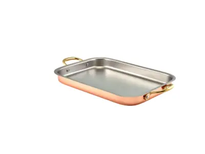 GenWare Copper Plated Deep Tray 33 x 23.5cm