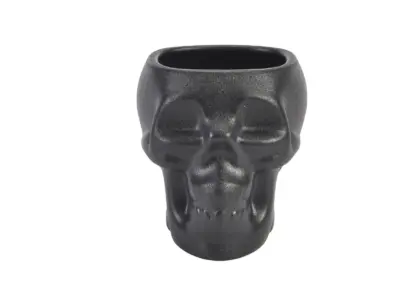 Genware Cast Iron Effect Skull Tiki Mug 80cl/ 28.15oz